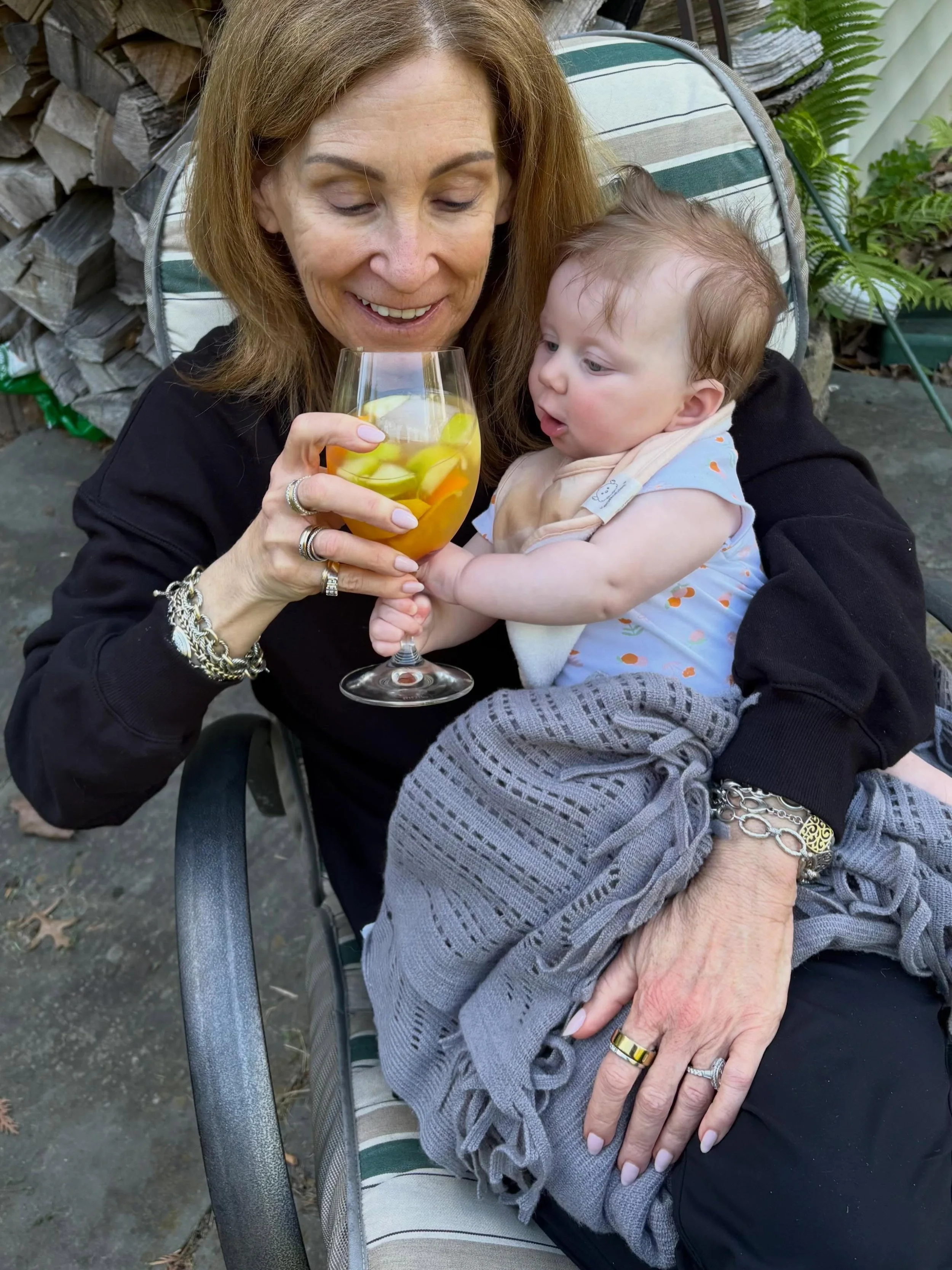 Hey! That&rsquo;s MY sangria.

Hands off, Baby! 

Glimpses of your weekend, your life, and your downtime are perfectly appropriate to appear on your business Instagram page. 

After all, people want to do business with a person, not with a robot in t