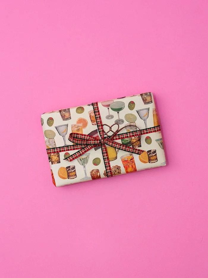 Vintage Pink Cake Wrapping Paper — Julia Walck