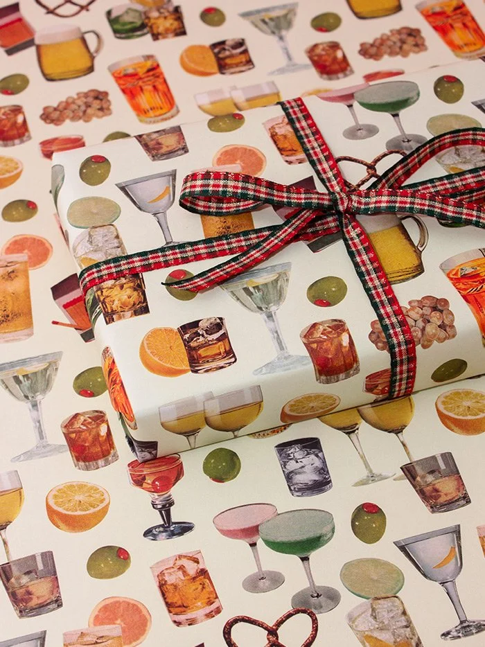 Vintage Pink Cake Wrapping Paper — Julia Walck