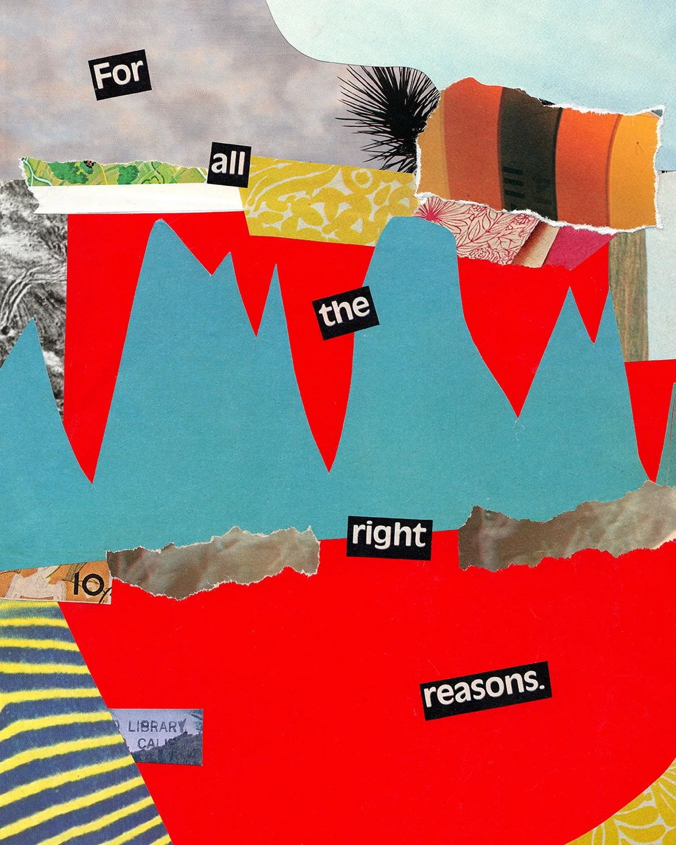 For all the right reasons ❤️ Abstract collage made using left behind pieces from past workshops. ✂️

8&rdquo; x 10&rdquo; hand cut collage on paper. Untitled.

| #collage #collageart #abstract #vintage #art