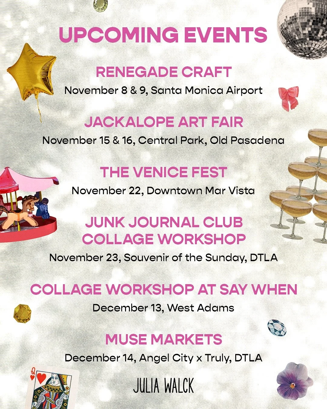 SO MUCH FUN STUFF IS HAPPENING! 💞 Save this post as your holiday shopping &amp; workshops reminder.

Swipe to the end for a sneak peek at an upcoming project I&rsquo;m part of 👀  These sticker books don&rsquo;t officially launch until next week, bu