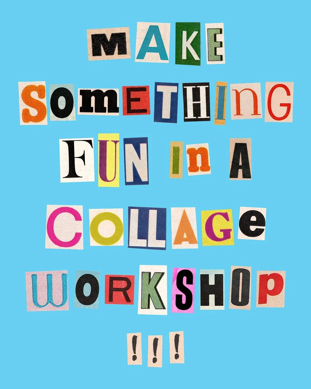 Come collage with me! My final workshop of the year is on Dec. 13 at @saywhen.la. ✂️ Tickets go on sale this Sunday, Nov. 16 at 11 AM. Pre-save via the link in my bio. 

| #collage #workshop #art #thingstodoinlosangeles