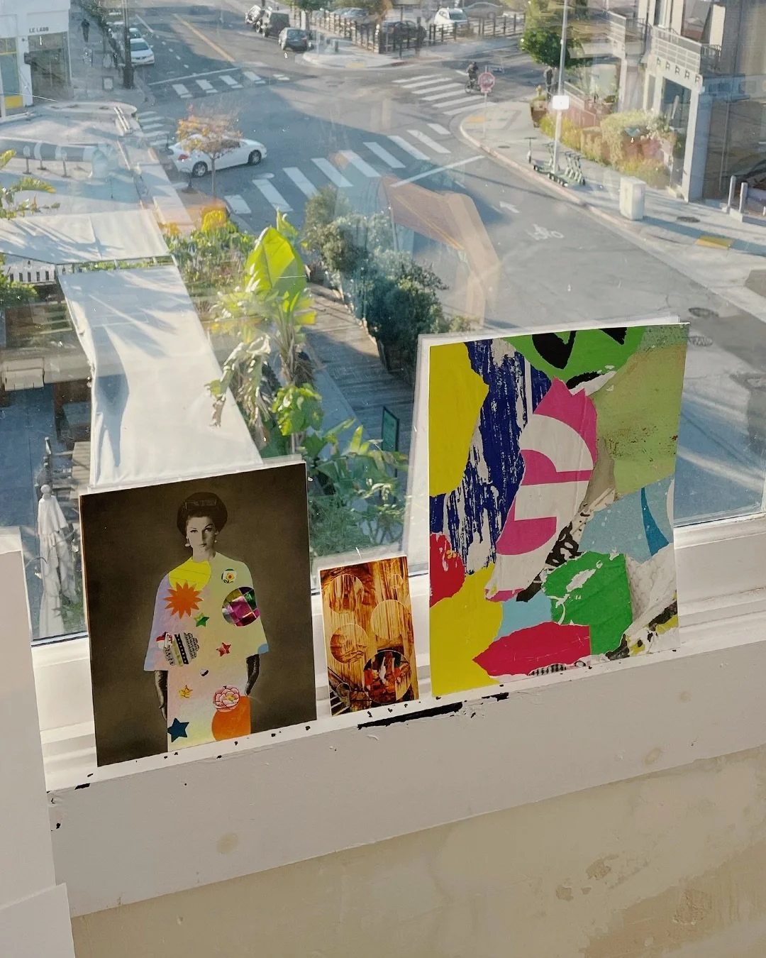 That&rsquo;s a wrap on a week in residency with @contemporarycollagemagazine ! ✌️

In total I made 9 new collages, and am coming out of this experience with ideas for many more ✨ I worked with wheat pasted posters, paper punch cut outs, watercolor pe