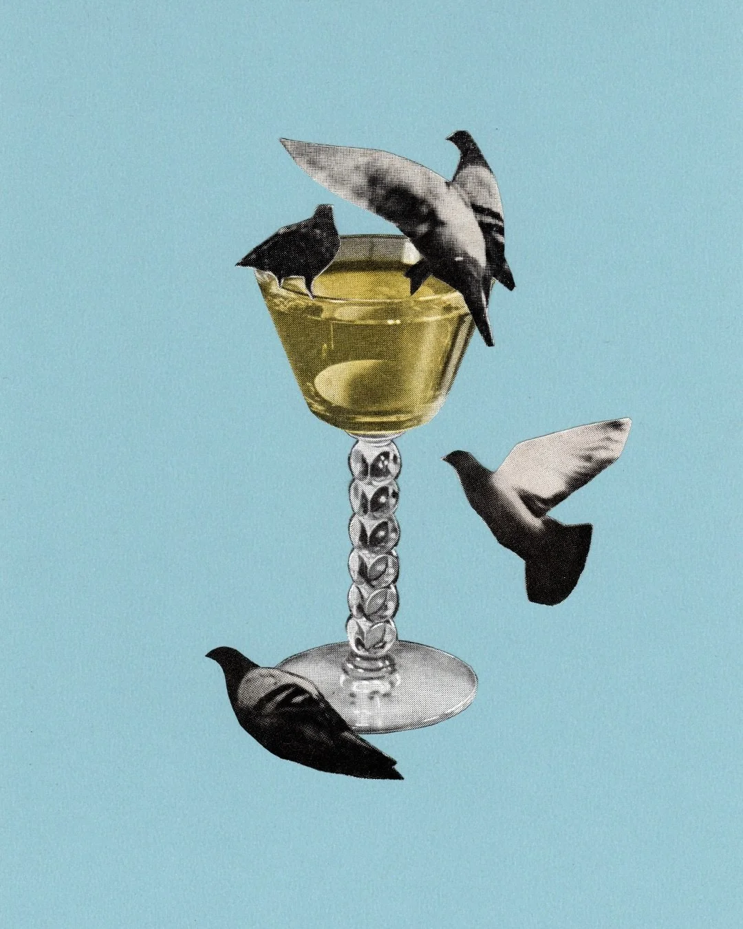 Februllage Day 19: Pigeon 🐦🍸

&ldquo;Pigeon Eyed at the Bird Bath&rdquo;, hand cut collage on 5&rdquo; x 7&rdquo; collage board. Swipe for some BTS. 

| #februllage2026 #collage #pigeon #art @februllage