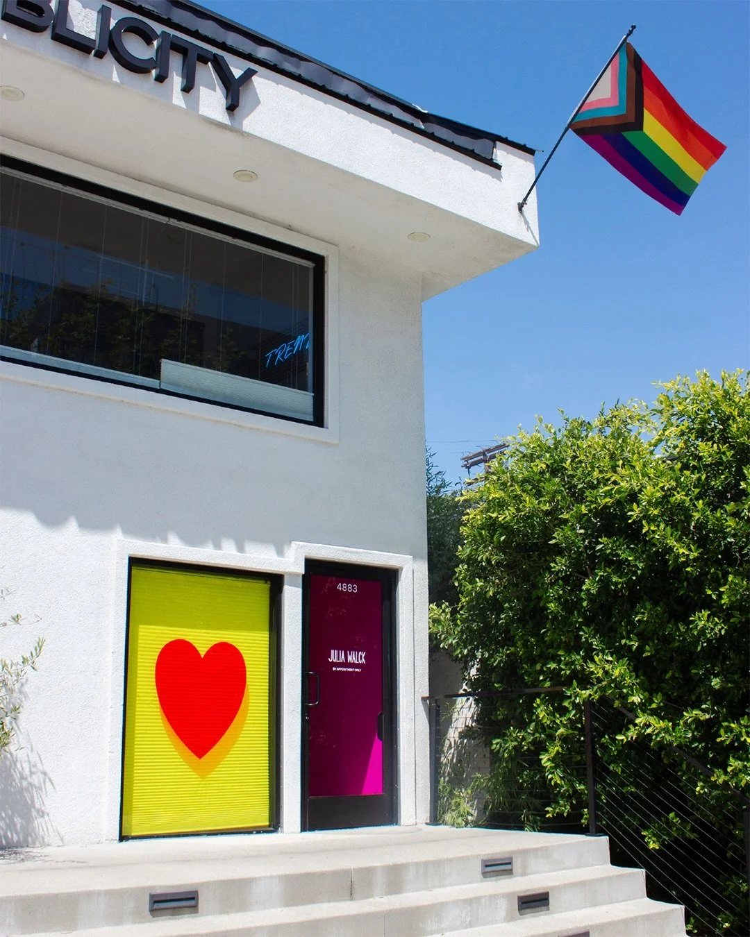 Pouring my heart into this studio space and I can&rsquo;t wait for you to visit and collage with me 🥲❤️

| #heart #color #storefront #artstudio
