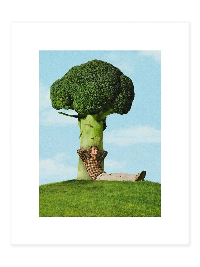 Broccoli Tree Art Print
