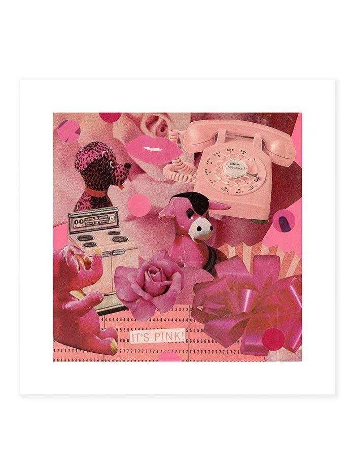 It's Pink! Art Print