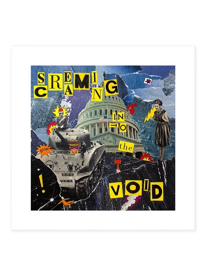 Screaming Into the Void Art Print