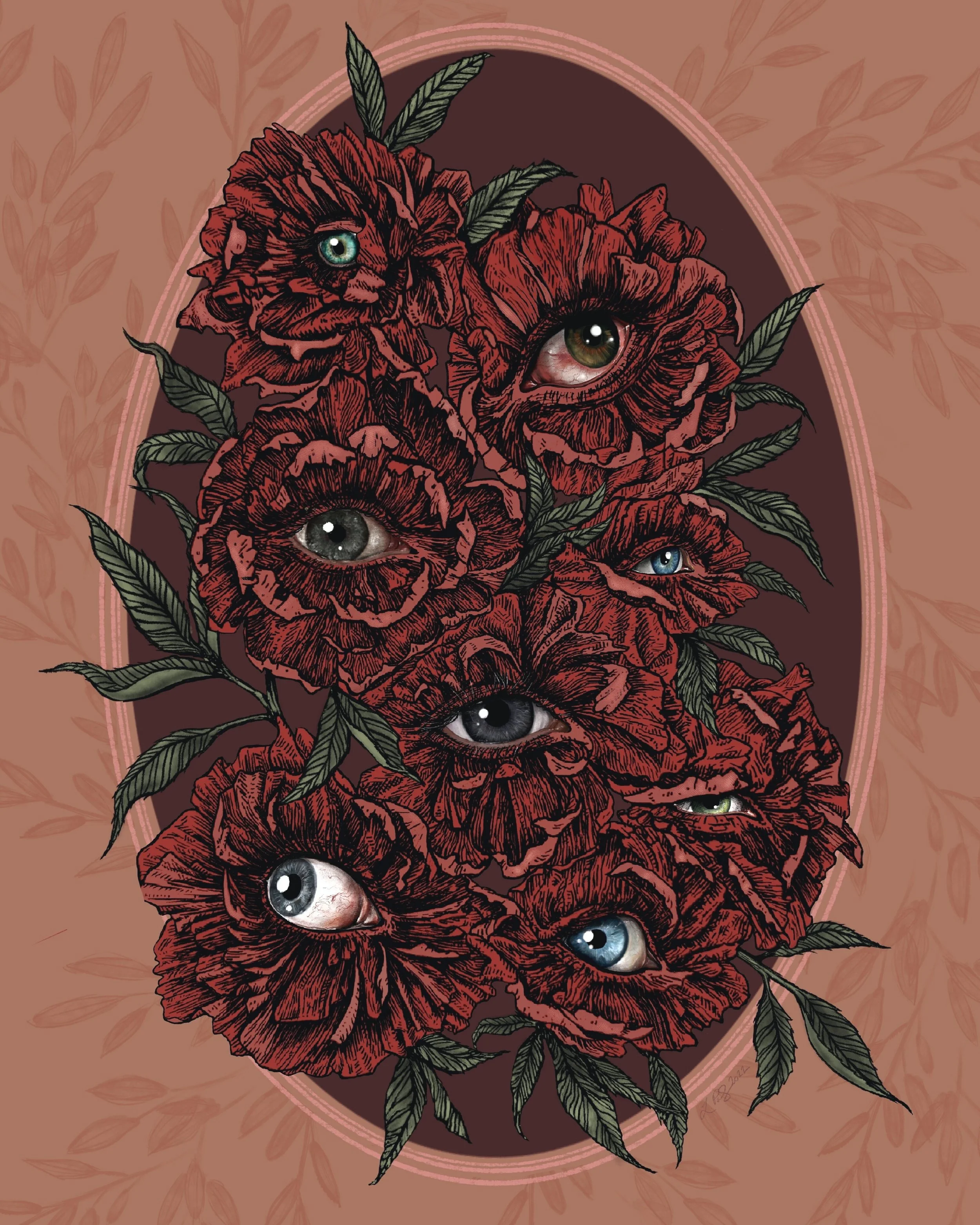 Pinks - All Seeing Florals, 8x10.jpg