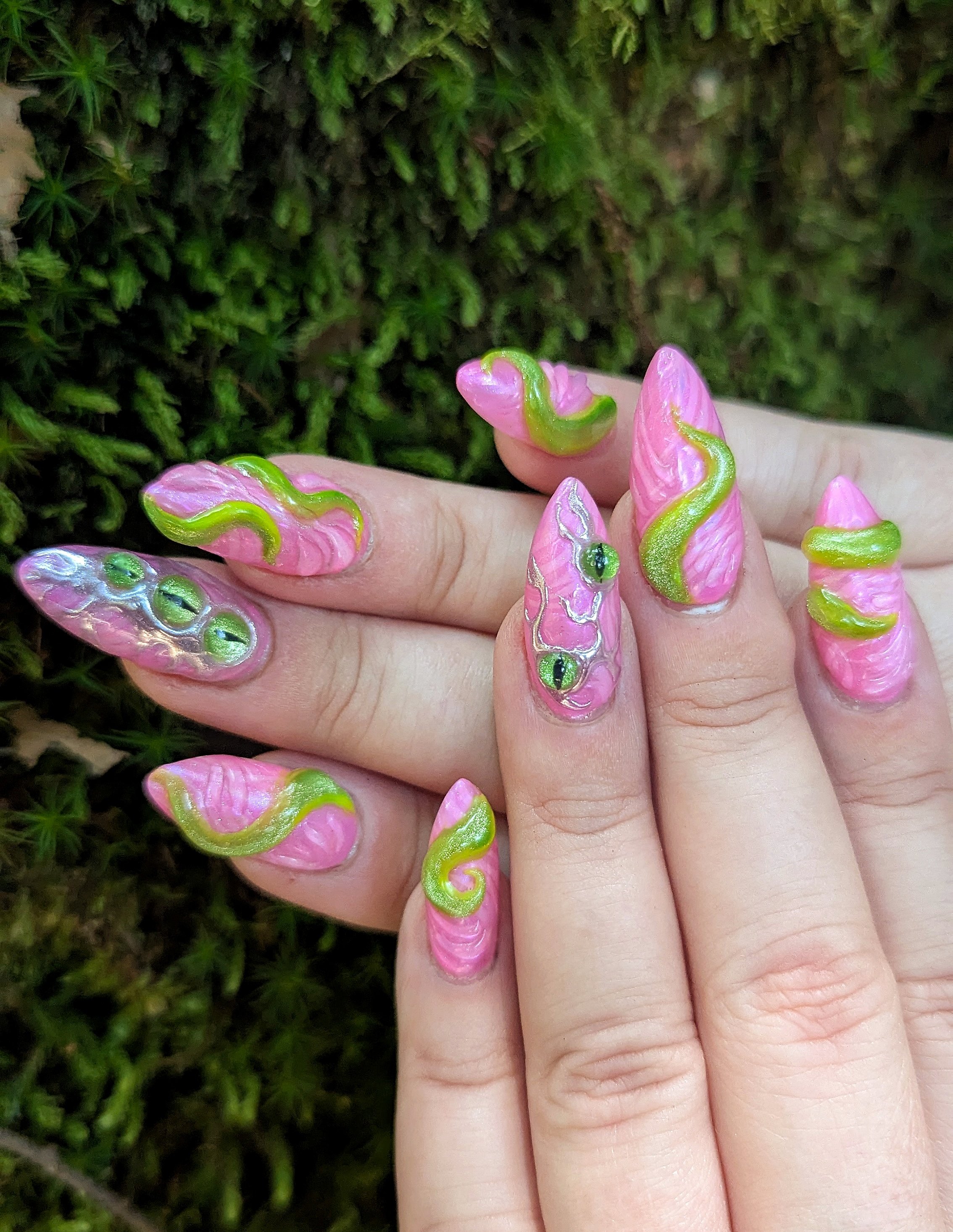 Gel Extension Manicure with Level 3 - Complex Art