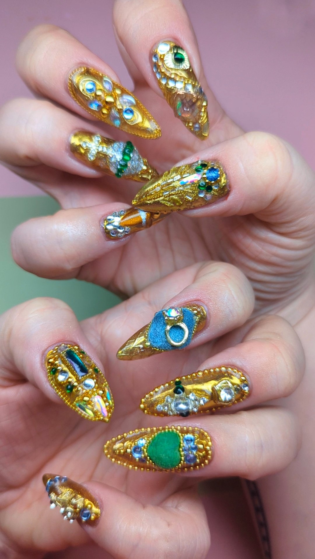 Gel Extension Manicure with Level 3 - Complex Art