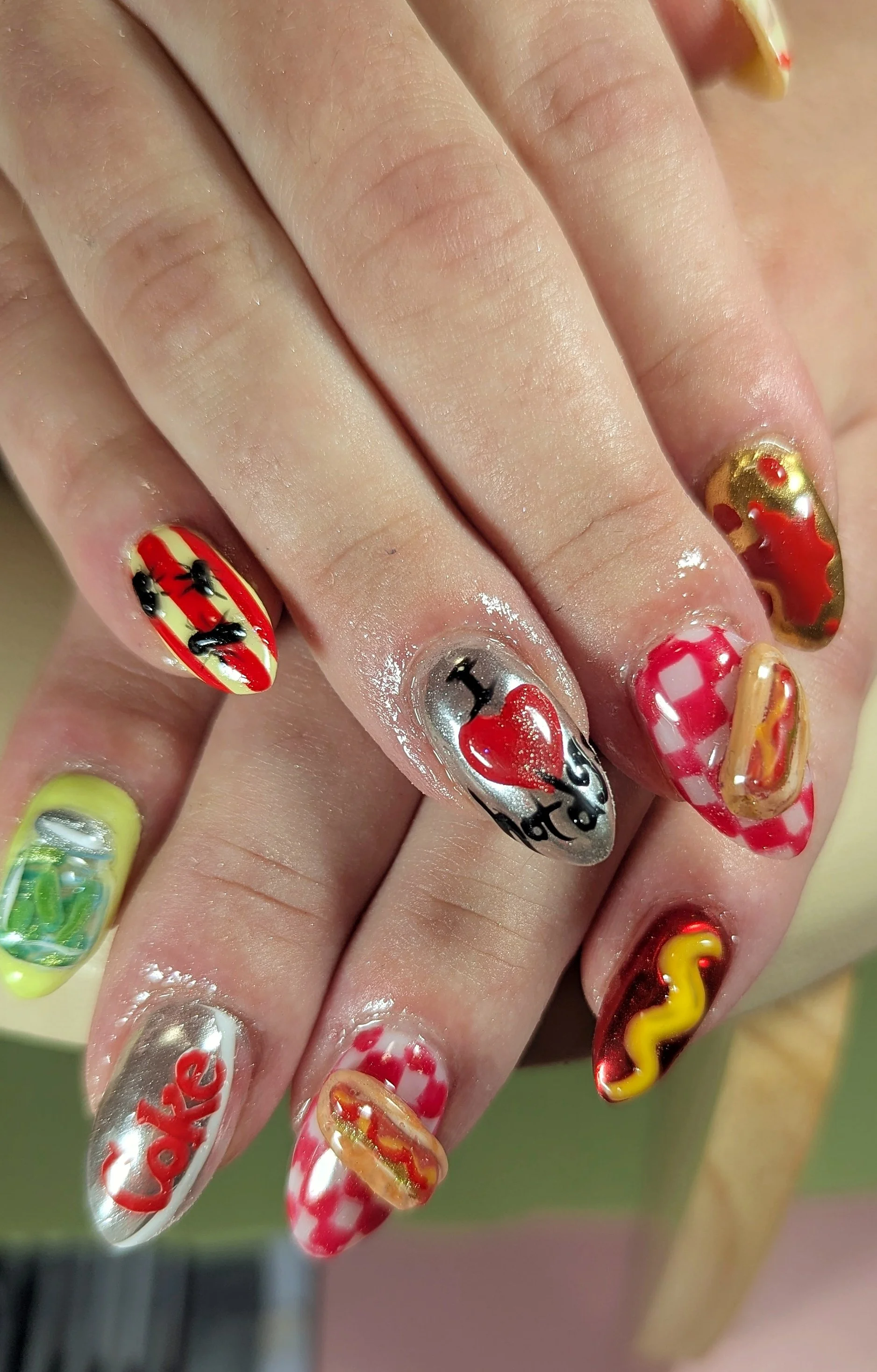 Gel Extension Manicure with Level 3 - Complex Art