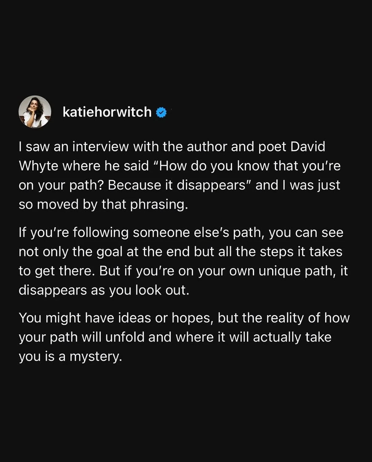 The unknown is a feature, not a bug ✨

I&rsquo;ve gotten pretty good over the years at allowing my life to unfold at its own pace. &ldquo;Trusting the process&rdquo; etc etc. 

That being said&hellip;I have this pesky habit of doing my own thing inst