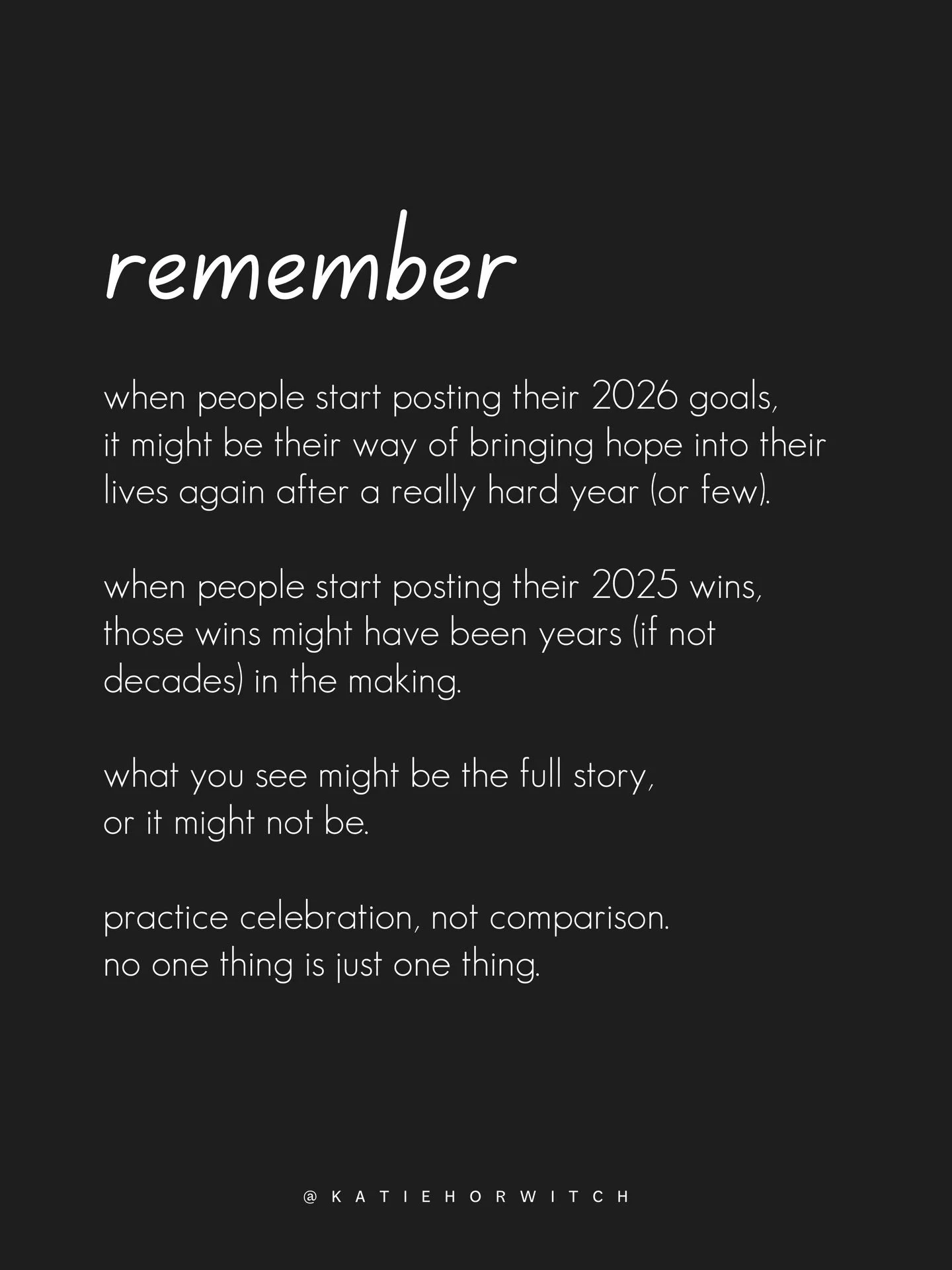 NO ONE THING IS JUST ONE THING 💛

Every year, at this exact time of year, I start thinking a lot about the BTS of end-of-year shares. 

Whether they&rsquo;re on social media, in holiday cards, or during that once-a-year gathering where we have about