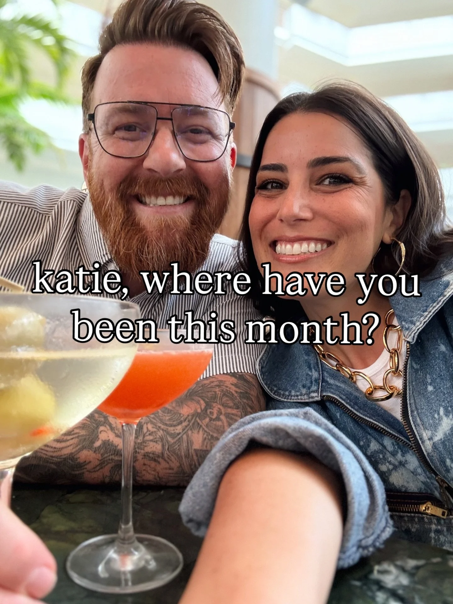 &ldquo;Katie, where have you been this month?&rdquo;

Usually when I disappear from the internet, it&rsquo;s because I&rsquo;m going through something tough (hello to my fellow internal processors 👋). 

NOT THIS TIME!

I&rsquo;ve been off doing the 