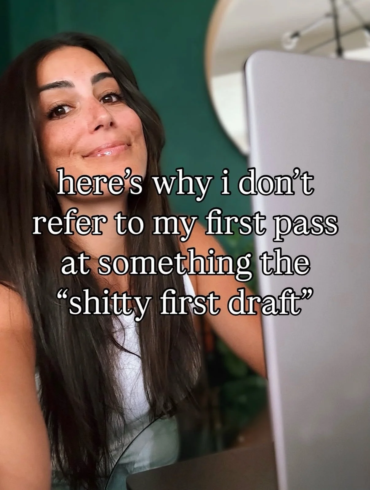 Spent the weekend deep in writing mode with THIS on my mind. Swipe through ➡️

If you&rsquo;re a writer, you&rsquo;ve probably been told to &ldquo;expect your first draft will be shitty&rdquo; - to write the &ldquo;shitty first draft,&rdquo; then edi