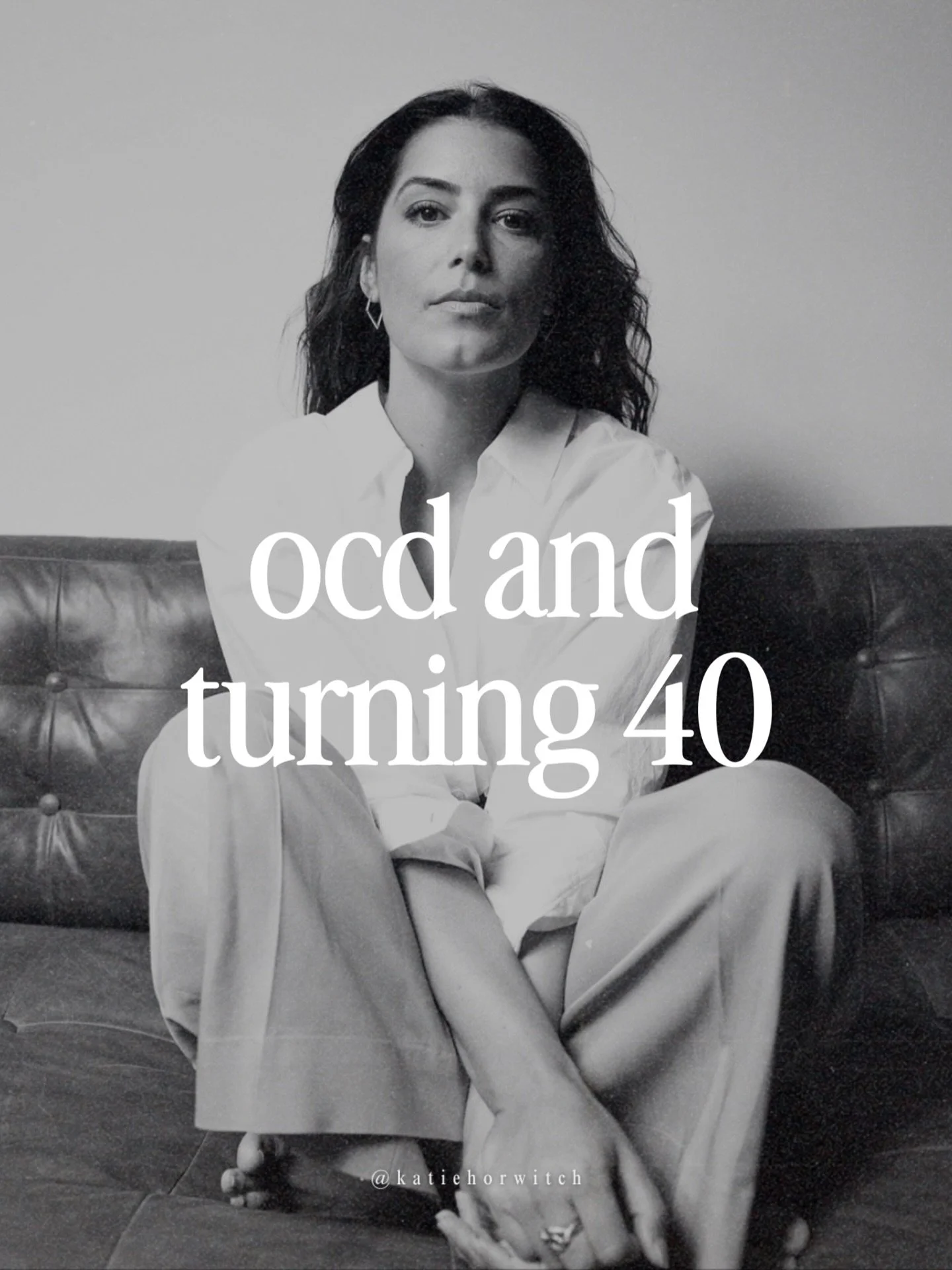 My OCD has been flaring up before my 40th birthday&hellip;*about* turning 40 🙃

40 is a big unknown for me. Not because I think it&rsquo;s &ldquo;old&rdquo; (I don&rsquo;t) or because I&rsquo;m dissatisfied with where my life is (I&rsquo;m not).

Th