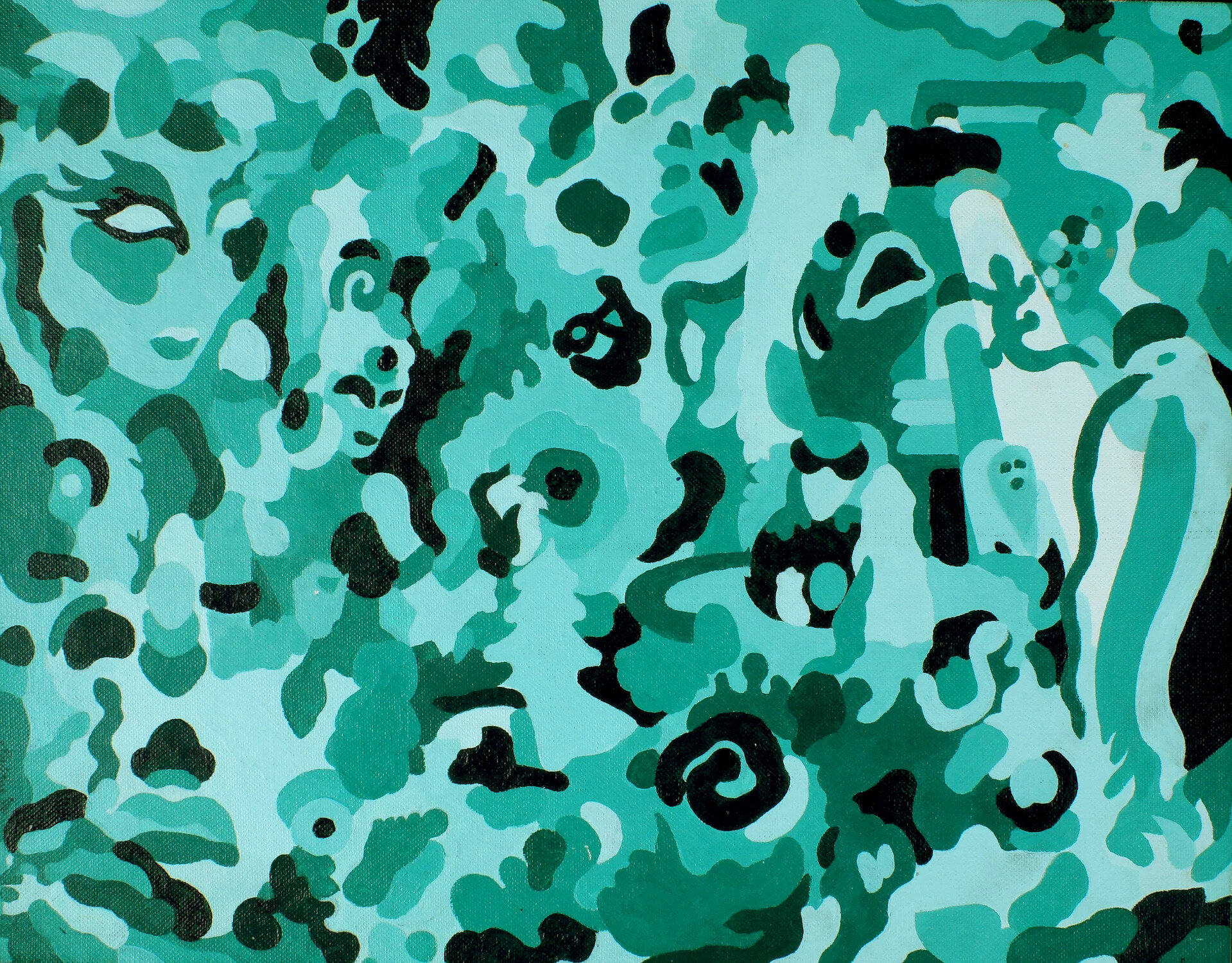 "East." 14 x 18. Acrylic. By Saima Shamsi