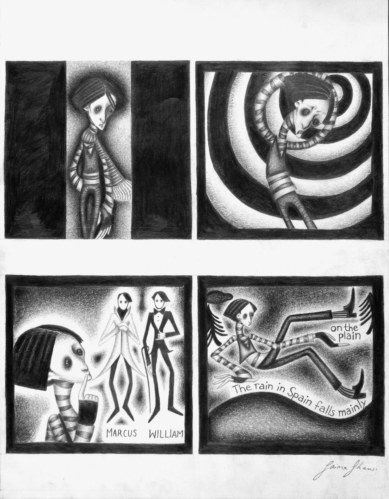 "Down the Hole" a picture book by Saima Shamsi