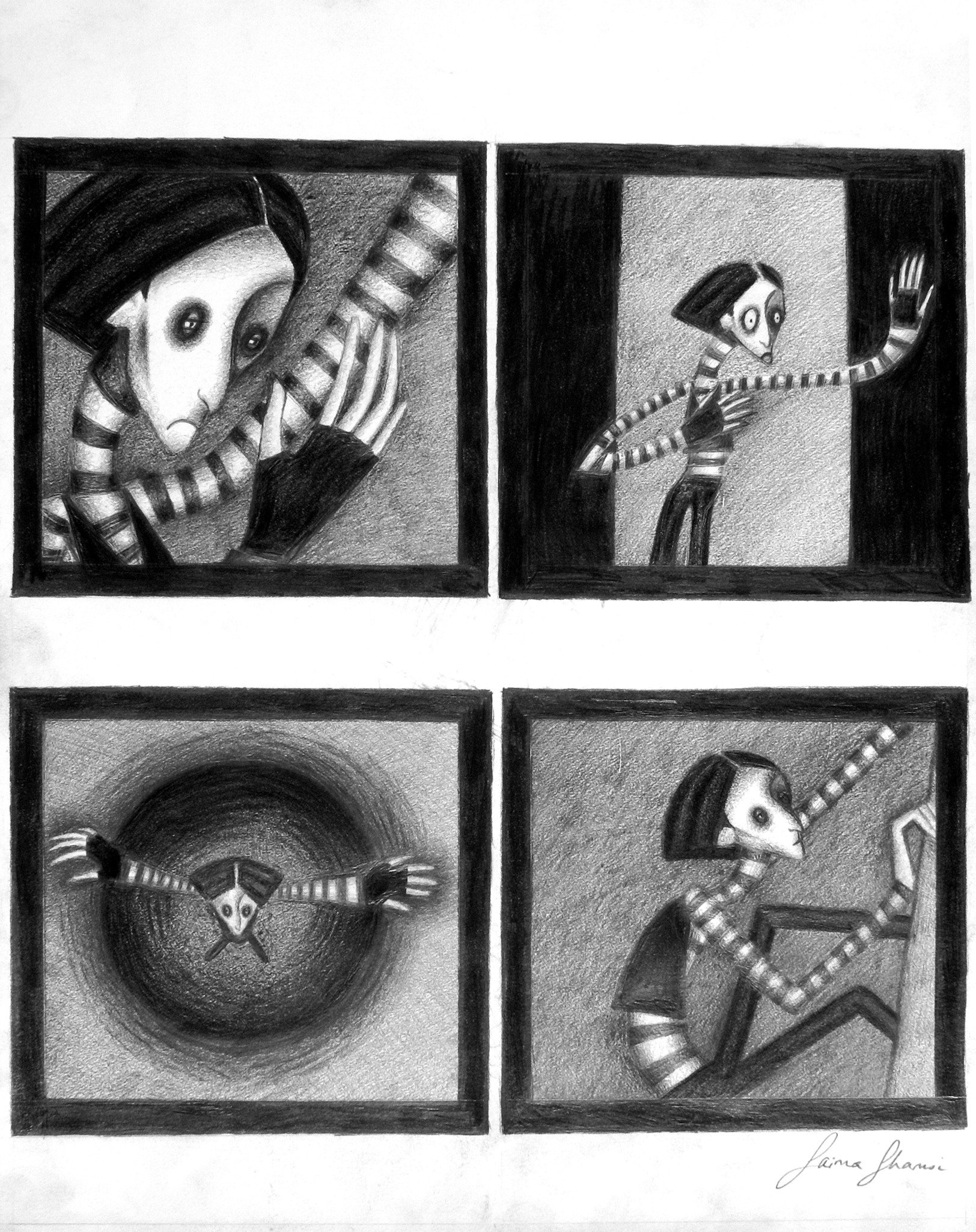 "Down the Hole" a picture book by Saima Shamsi