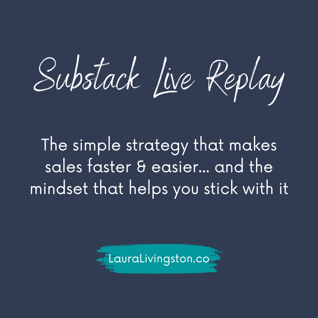 The simple strategy that makes sales faster &amp; easier... and the mindset that helps you stick with it