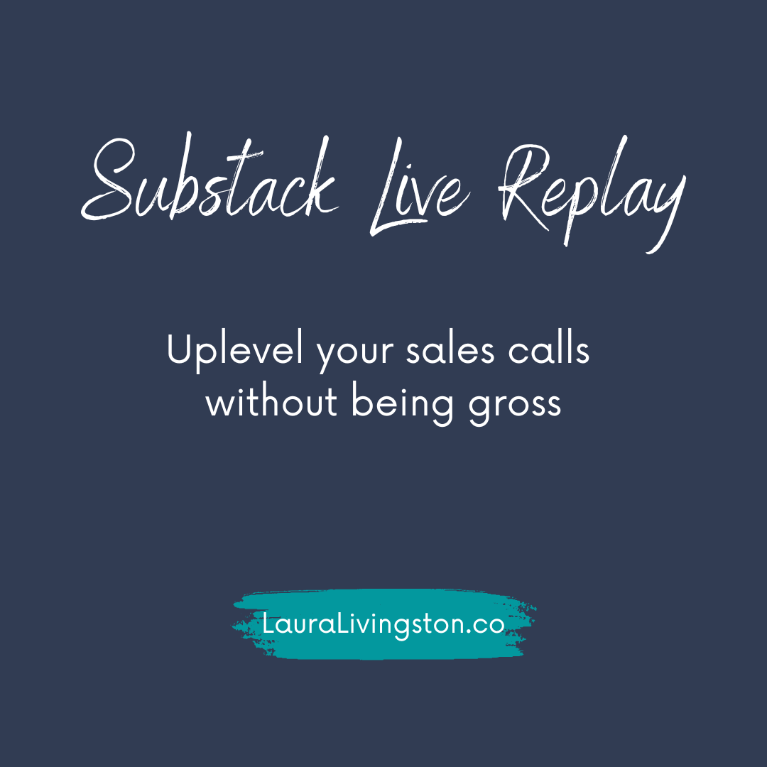 Uplevel your sales calls without being gross
