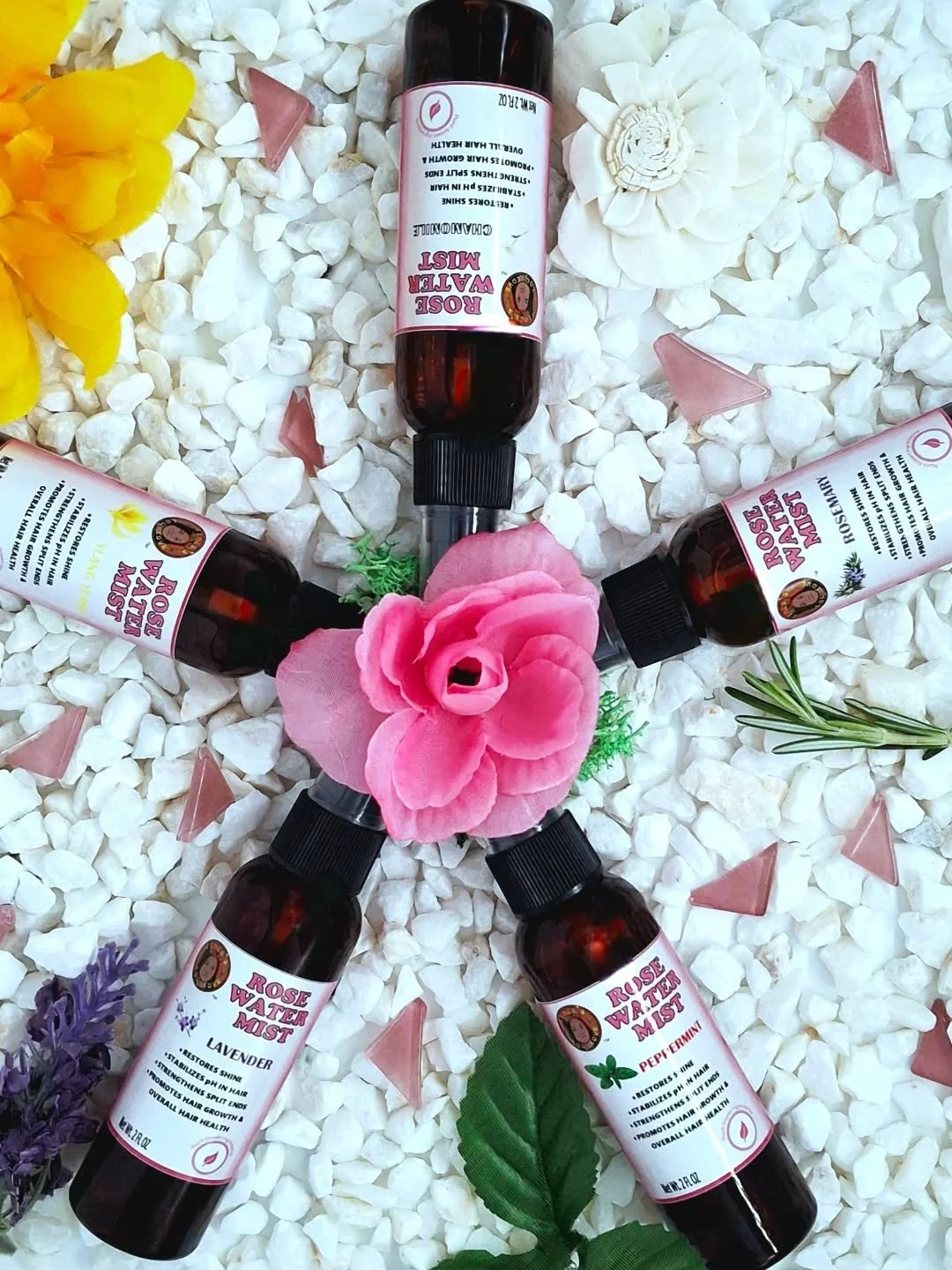 Instant refresh. Instant relief. 👑✨
Our Rose Water Mist hydrates, soothes itch, and nourishes with vitamins A, B3, C &amp; E&mdash;plus it comes in FIVE irresistible fragrances. Your crown&rsquo;s new daily must-have.🌹💦

#PolishYourCrown #loclove 