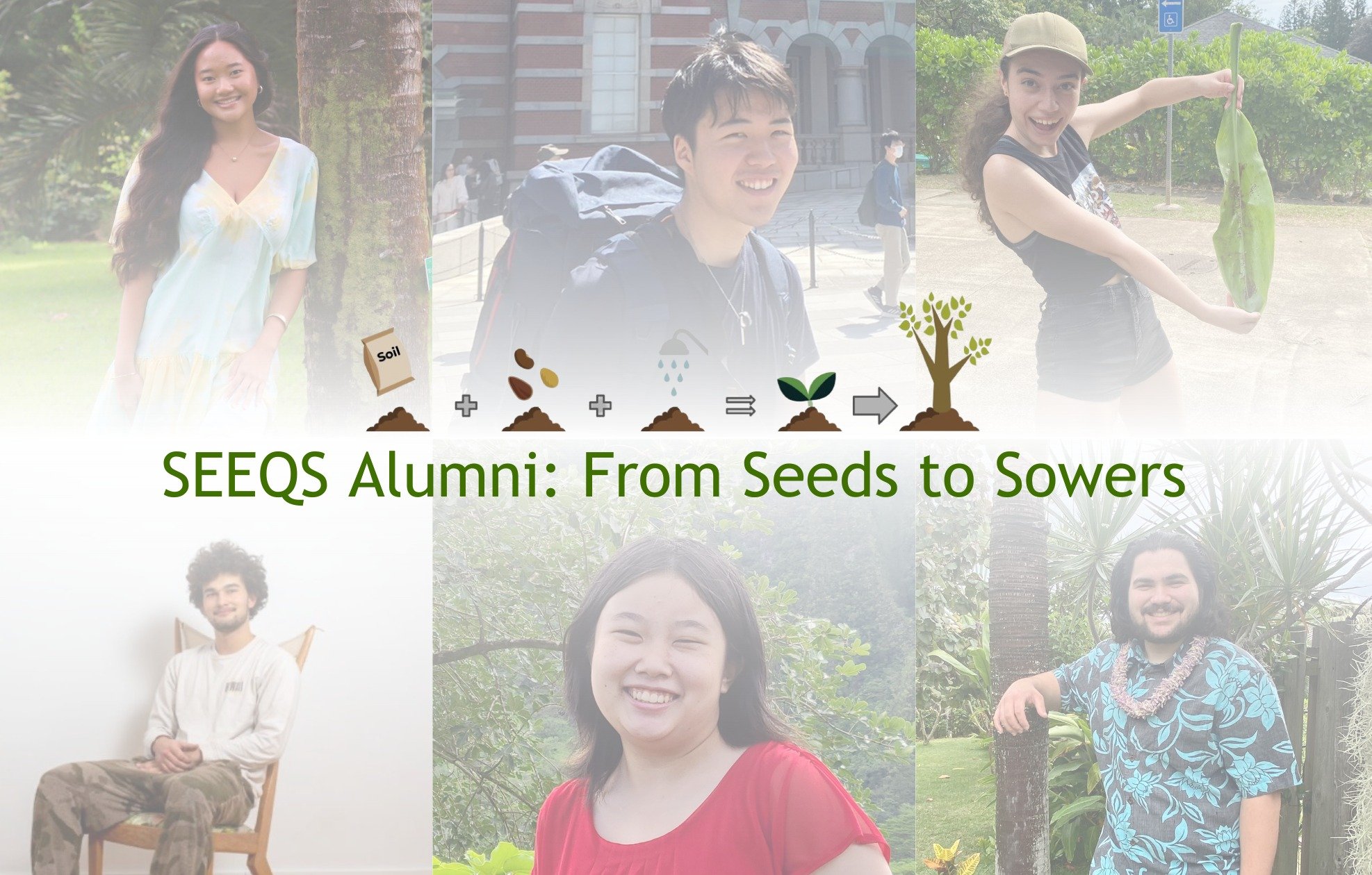 This spring, we are highlighting young leaders in sustainability who are near and dear to our hearts! Each week from now until the end of May, we will feature Alumni SEEQers who have grown the seeds we planted at SEEQS and become &ldquo;sowers'' of t