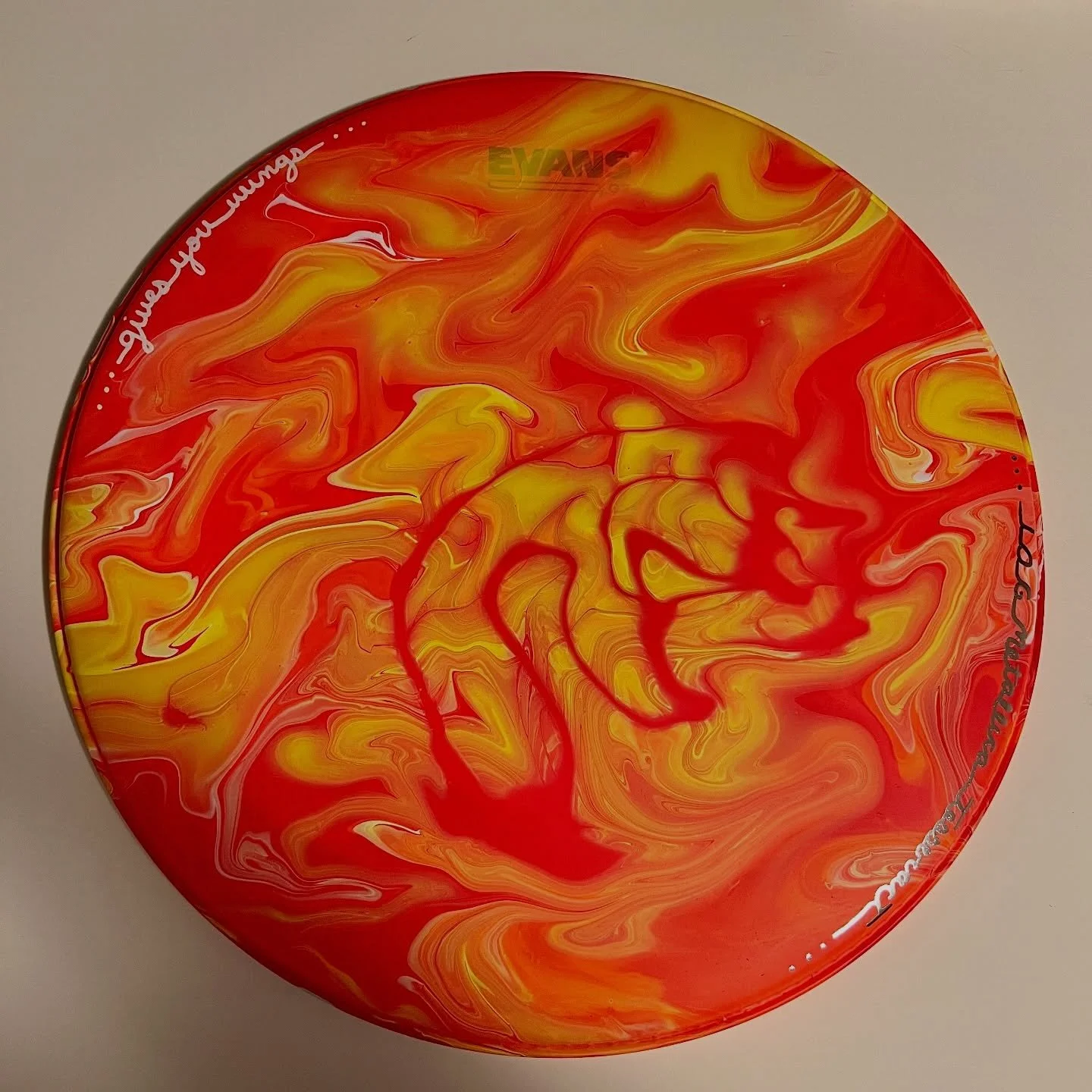 A swirly, fiery commission inspired by metal🎸🤘🏽 

Took a break from this project most of the year&hellip; I was just too busy! But a plethora of holiday commissions set me back on track. Stoked to keep making more 👀