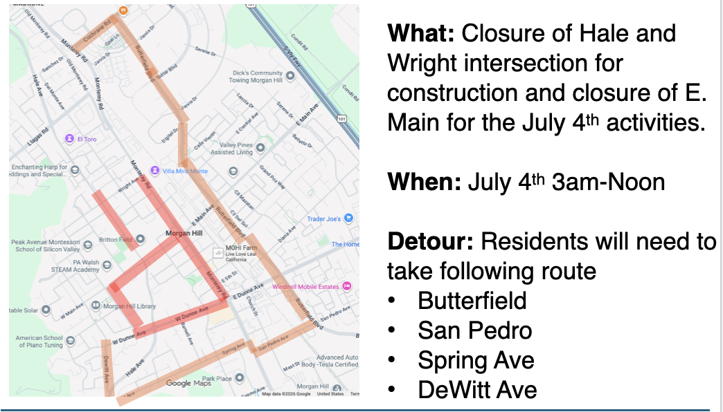 2026 Detour Map