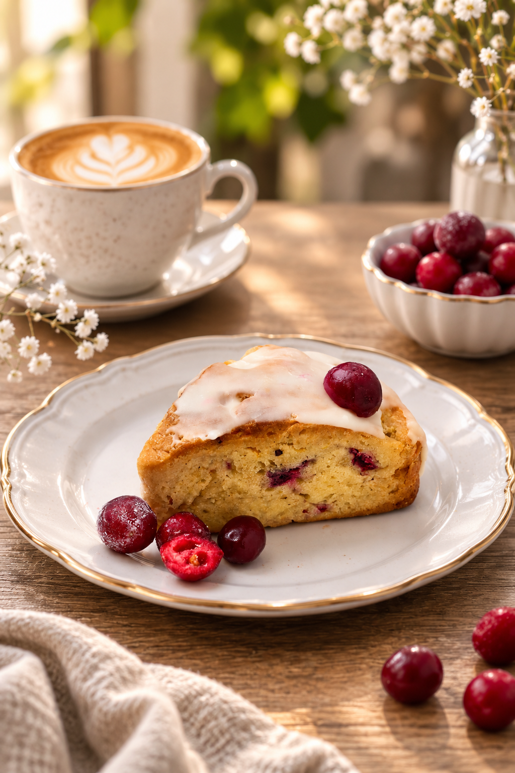 Cranberry Orange Scone