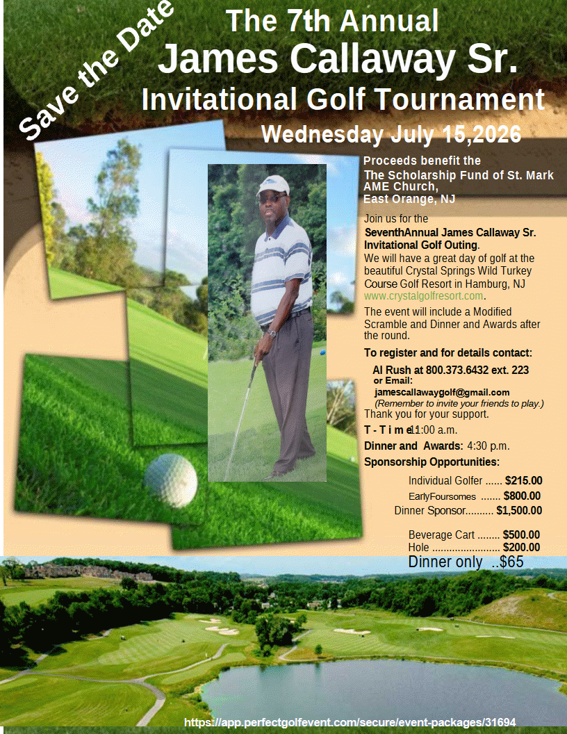 7th Annual James Callaway Sr. Invitational Golf Tournament