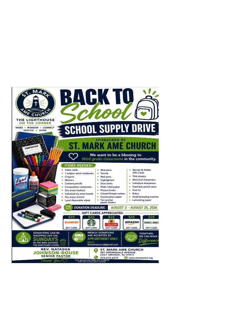 Back to School: School Supply Drive