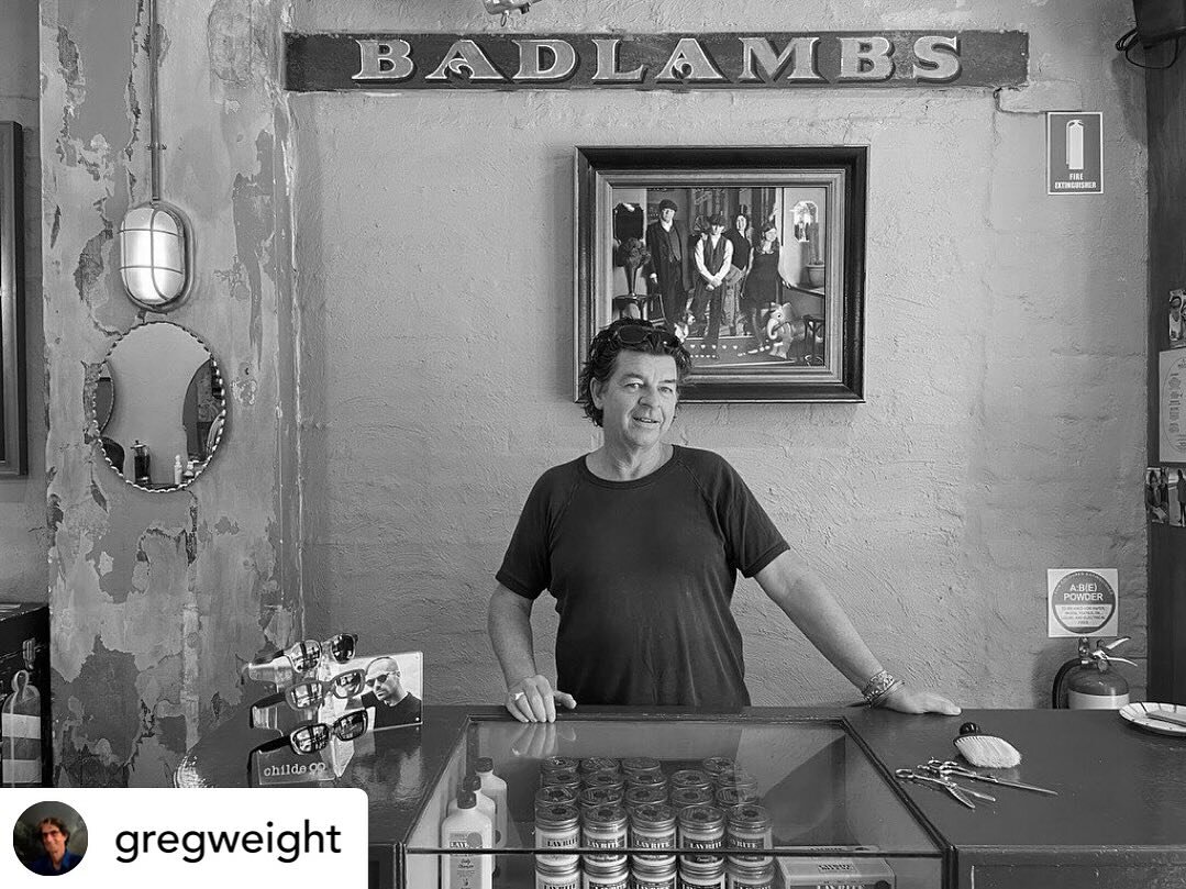 The Gov&rsquo;na 📸 @gregweight #portrait #sydneyphotographer #barbershop #barber #bondibeach @mamabadlambs @romanmellis @binamellis