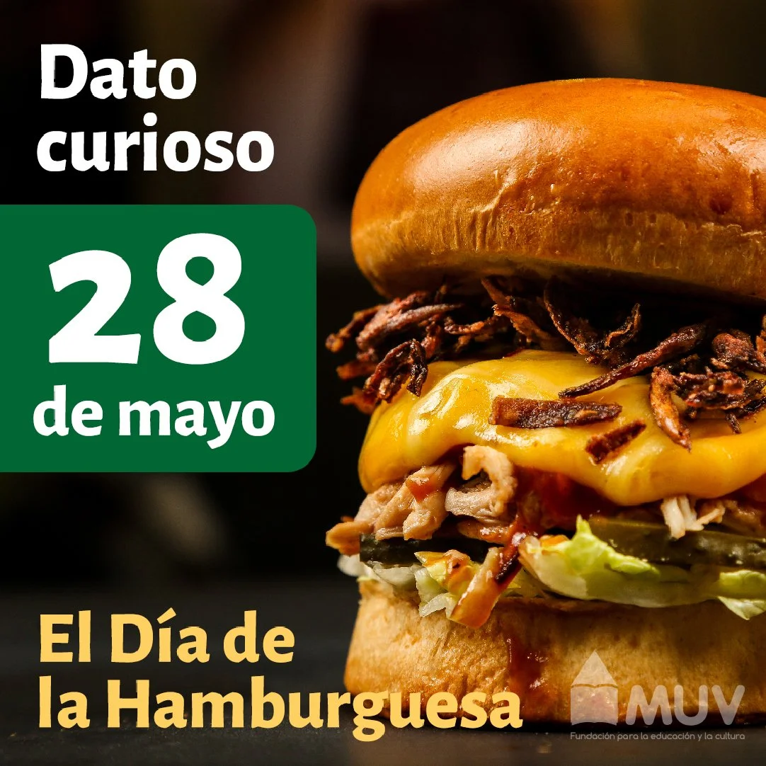 Este d&iacute;a sirve para rendir homenaje a este popular plato, que tiene como ingredientes principales carne, pan, queso, y otros complementos como las salsas, aros de cebolla o trozos de tomate.

Este famoso alimento forma parte de la carta de mil