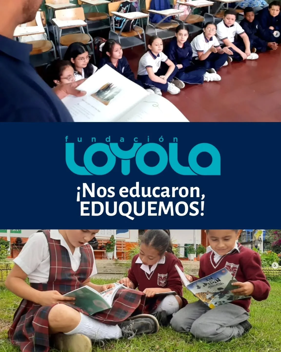 En la Fundaci&oacute;n Loyola, educar es mucho m&aacute;s que ense&ntilde;ar.
Es acompa&ntilde;ar, imaginar, sembrar.
Por eso promovemos la lectura y la escritura como caminos para transformar la vida de ni&ntilde;as, ni&ntilde;os y docentes. Porque 
