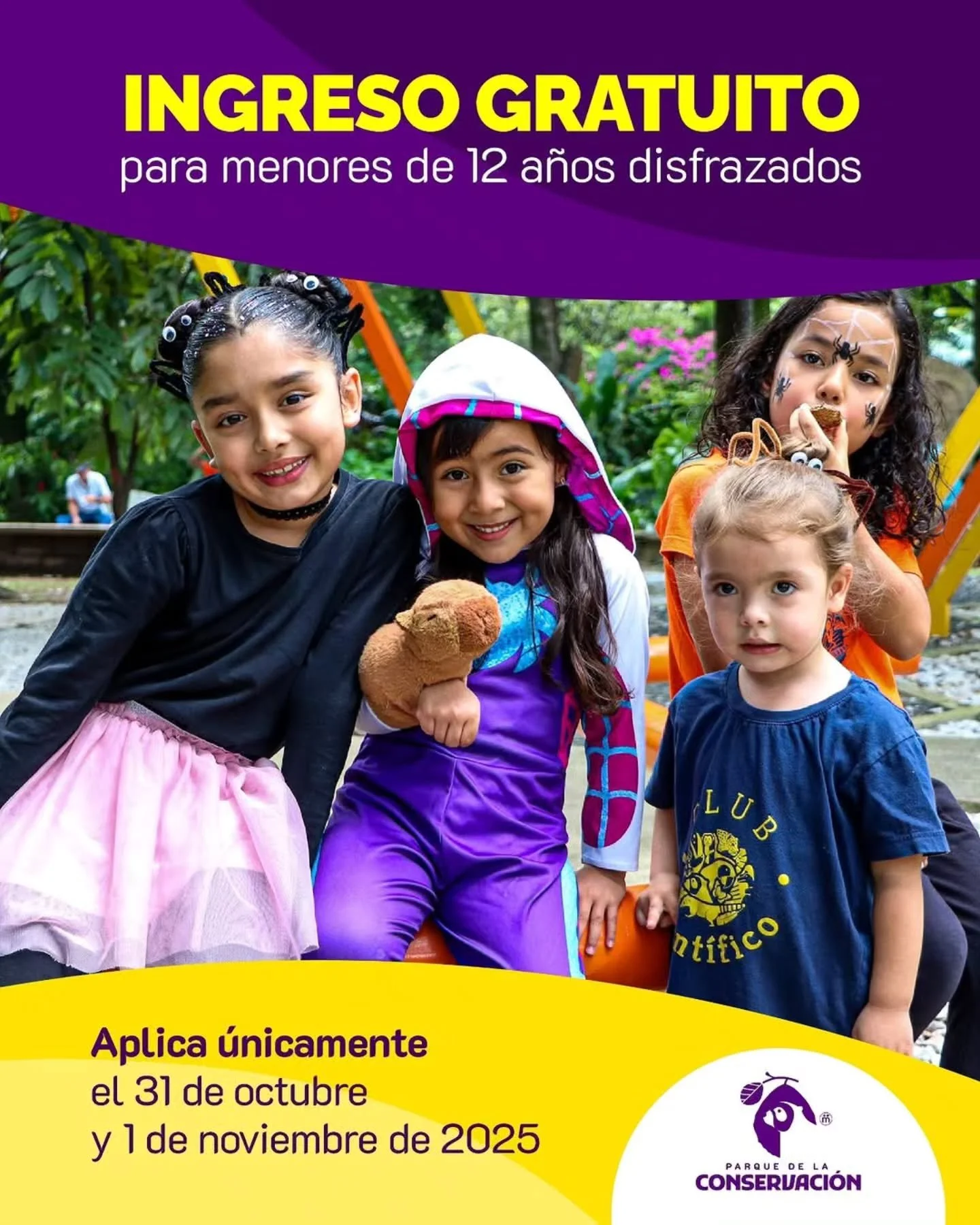 👻 En la Fundación MUV nos encanta difundir las experiencias que inspiran a los niños a conectarse con el mundo natural 🌿
Nuestros amigos del @parquedelaconservacion
invitan a disfrutar de un Halloween diferente: lleno de disfraces, a