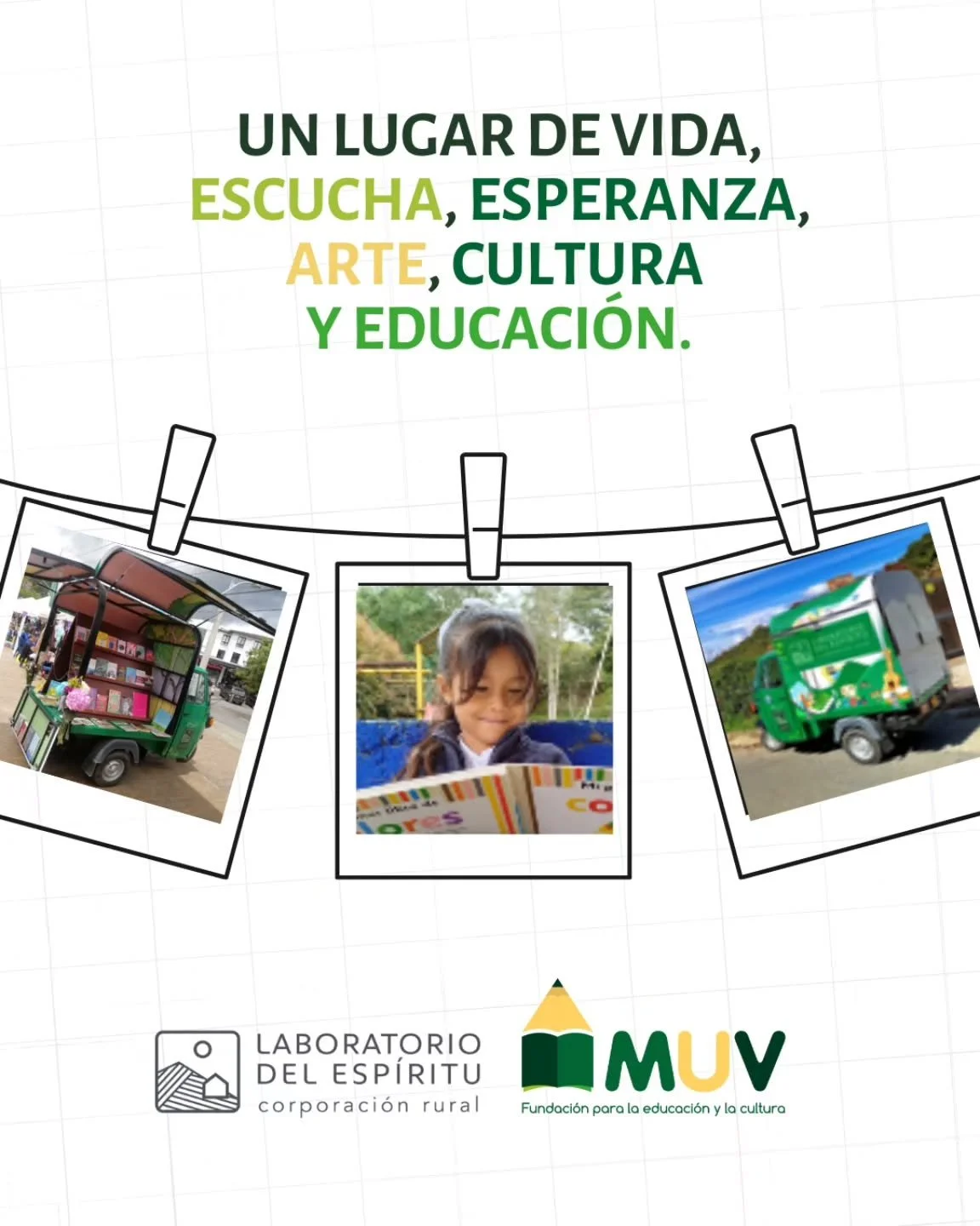 Creemos en el poder del campo y tambi&eacute;n en la fuerza transformadora del arte, la cultura y la educaci&oacute;n para fortalecer los saberes, las historias y las posibilidades de la vida rural.

Desde clubes de lectura hasta viajes al mar, desde