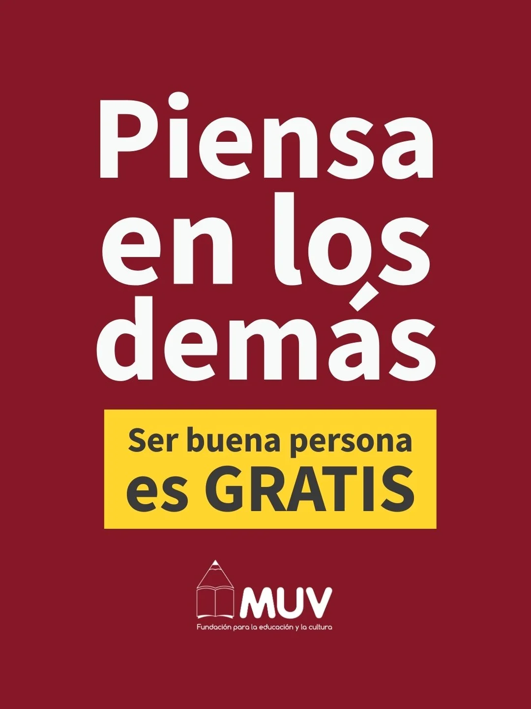 Pensar en los dem&aacute;s no cuesta dinero. Solo cuesta intenci&oacute;n.

En una ciudad que corre, elegir la empat&iacute;a es un acto consciente.
Escuchar, respetar, ceder el paso, saludar&hellip; peque&ntilde;as decisiones que construyen conviven
