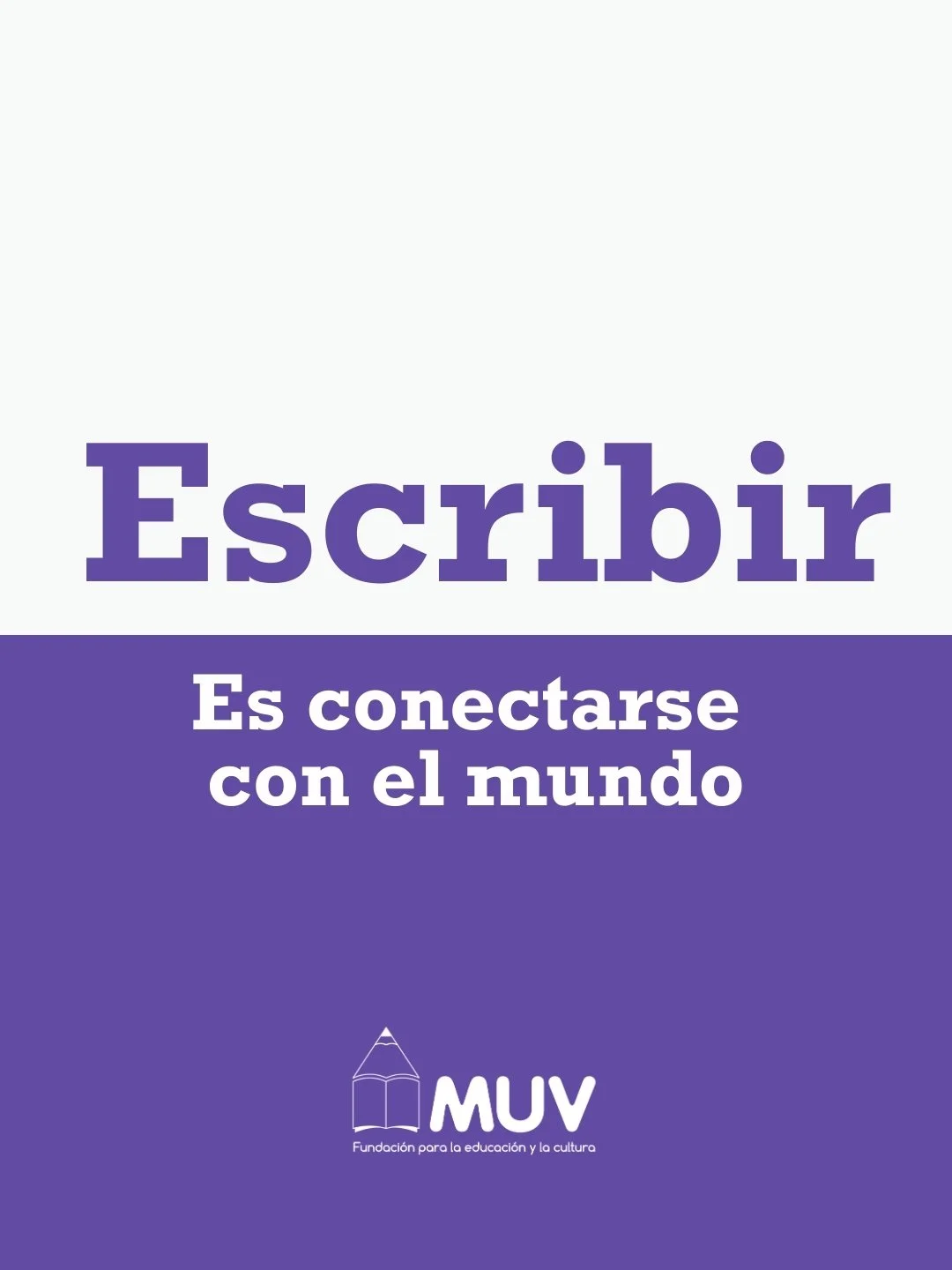 Escribir es una forma de ordenar lo que pensamos y entender lo que sentimos.

Cuando escribimos, conectamos ideas, emociones y experiencias. Le damos sentido a lo que vivimos y lo compartimos con otros.

Un cuaderno puede convertirse en puente. Una f