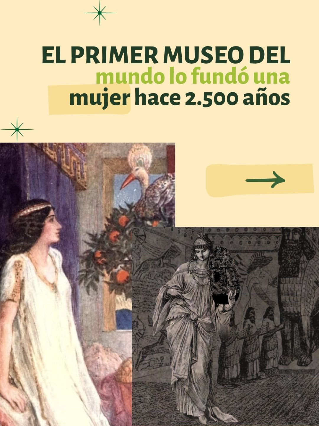 Un museo es un lugar donde el pasado dialoga con el presente y deja entrever el futuro.

Ennigaldi-Nanna organiz&oacute; antig&uuml;edades de distintas &eacute;pocas en un espacio, las etiquet&oacute; y las puso en contexto. Eso es exactamente lo que