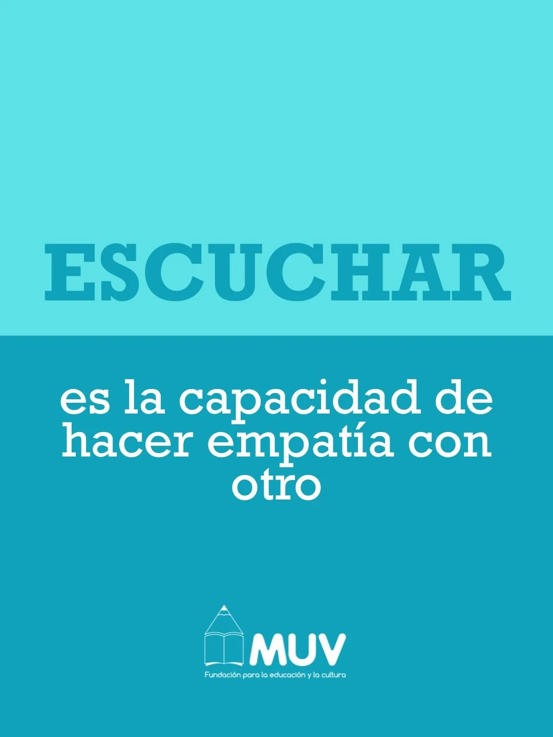 Para escuchar hay que esperar a que el otro termine de hablar. Buscar el argumento contrario no nos deja escuchar.

Hay que escuchar con atenci&oacute;n completa, dejando que lo que dice el otro entre antes de que la cabeza empiece a construir la res