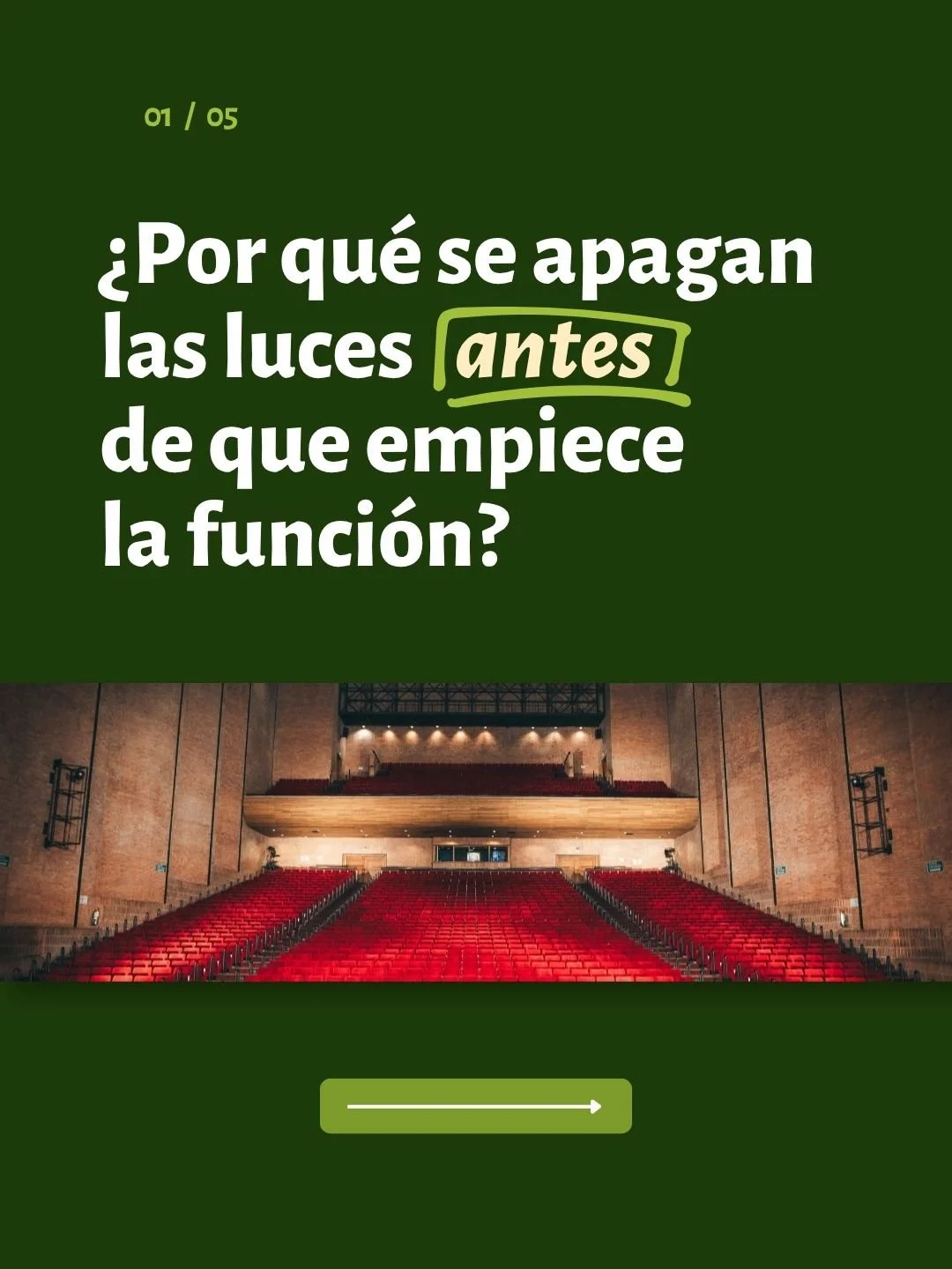 🎭Hay un instante en el teatro que casi nadie nota, pero que lo cambia todo: el momento en que la sala queda a oscuras. Parece un detalle t&eacute;cnico, pero es una de las decisiones culturales m&aacute;s interesantes de los &uacute;ltimos dos siglo