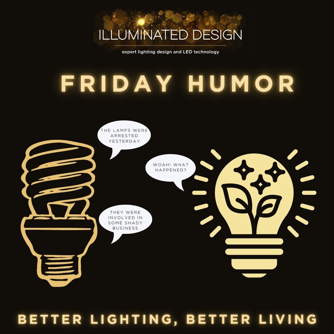A little FriYAY humor to BRIGHTEN up your weekend 😊💡
.
.
.
#better #lighting #better #living #led #us #help #you #live #your #best #light #happy #friyay #lightingdesigner #linearlight #architecturallighting #translucent #stone #swfl #ledlights #lig