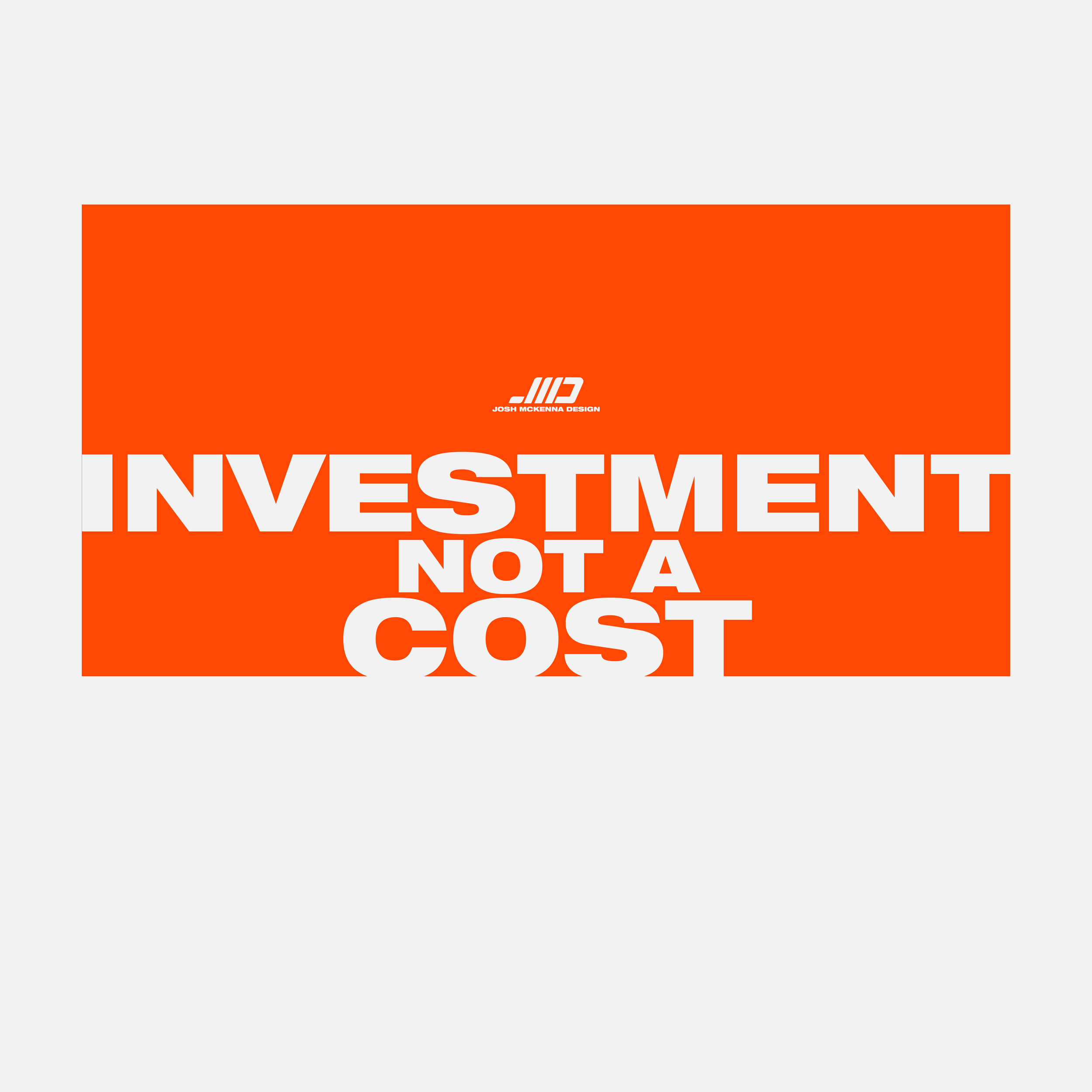 Why We Call It an Investment, Not a Cost