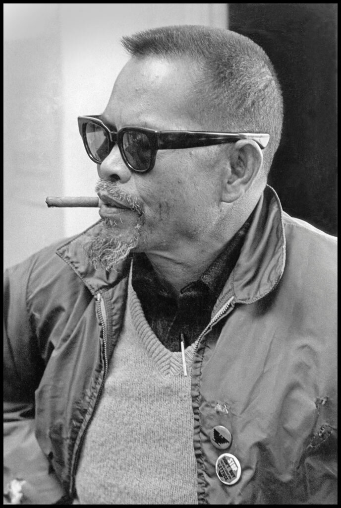 Larry Itliong. (Photo by Bob Fitch, courtesy of the Bob Fitch Archives, Special Collections, Stanford University.)
