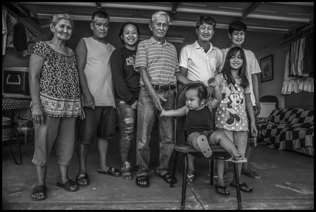 The Lacambacal family. From left, Gloria, Reynaldo, Giyahna, Reginaldo, Eddie and Eufronio. In front, Lhiann and Jenika Gwen.