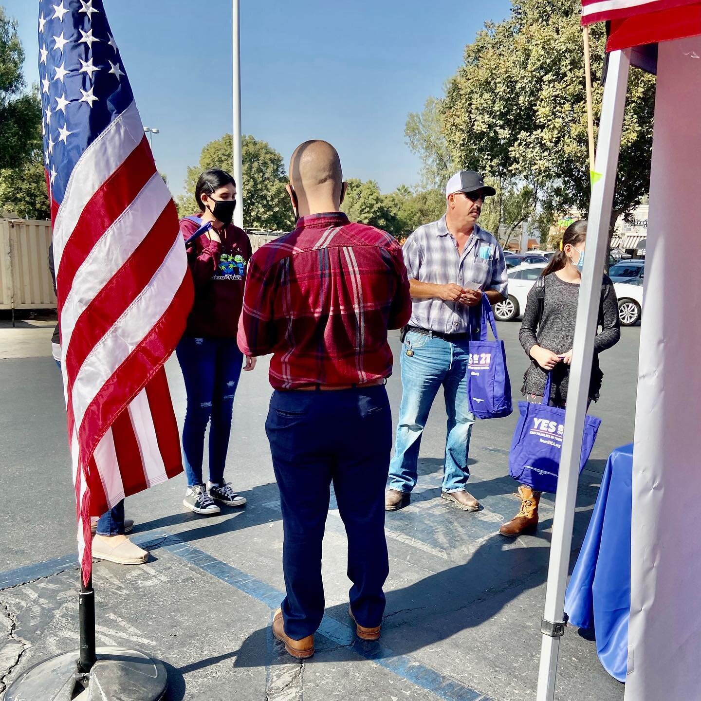 Great turnout in Visalia today.  We educated so many folks!  It was so rewarding to see people&rsquo;s reaction to what prop 21 will do to help folks.  Today we engaged with folks from every walk of life and after every conversation, there was a soli