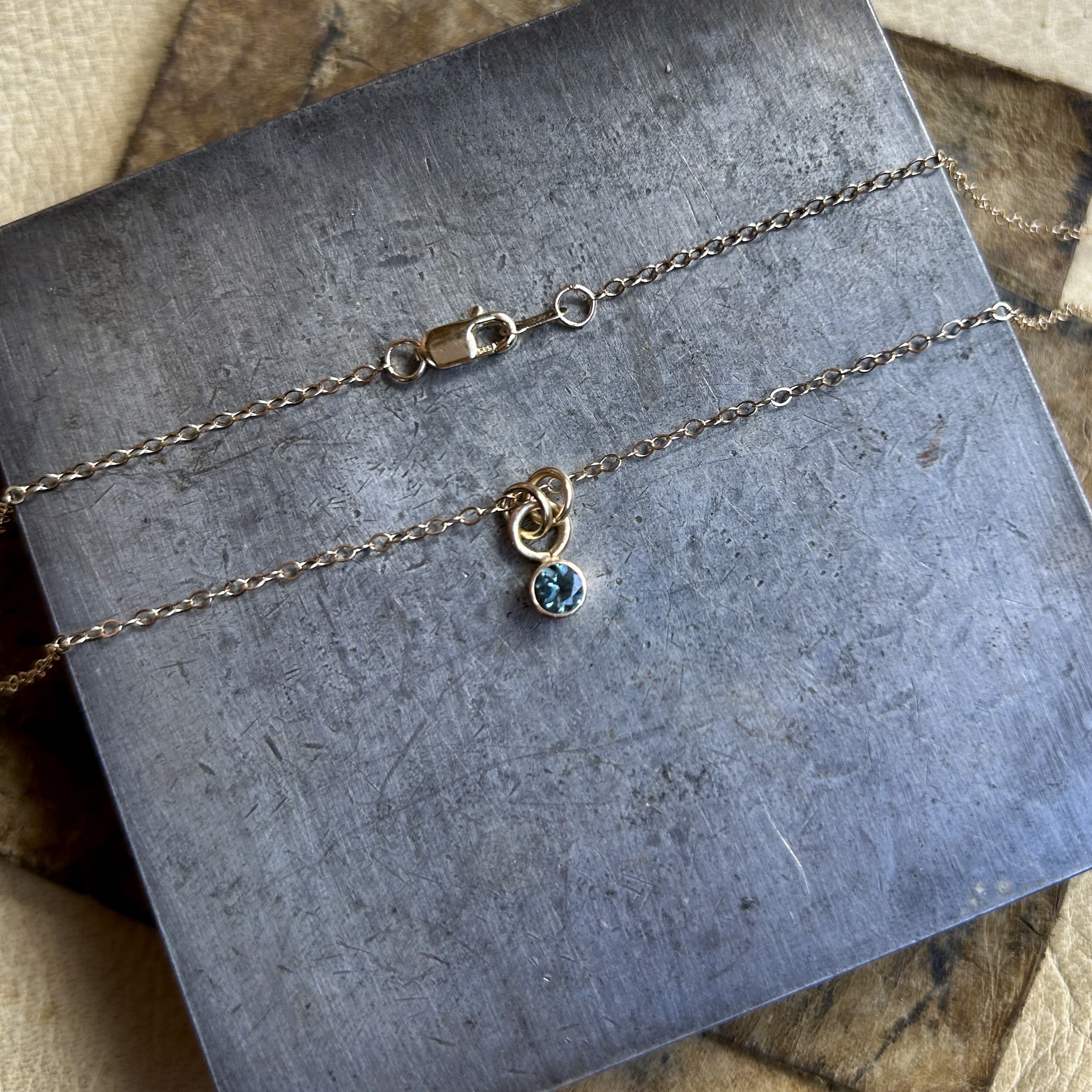 Montana Sapphire Drop Pendant