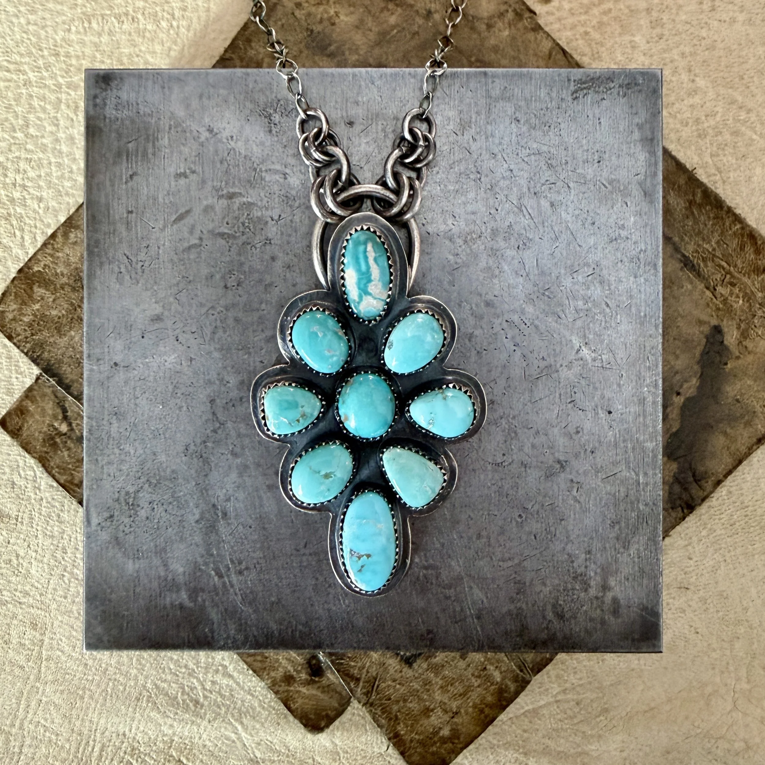 Fox Turquoise Pendant
